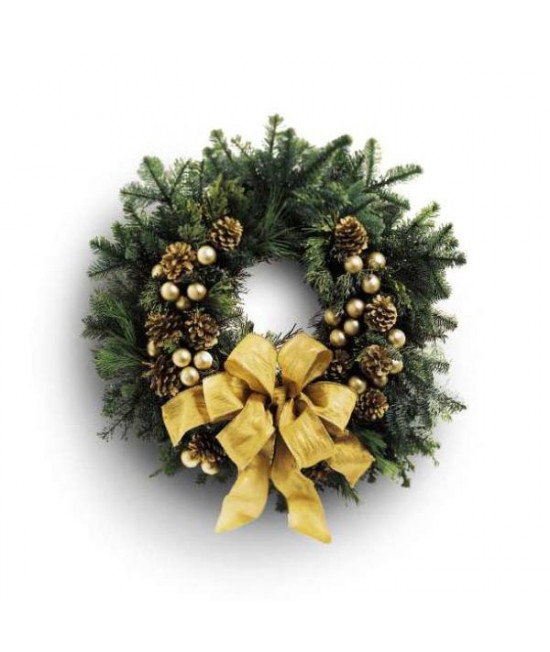 The Holiday Gold Wreath The Holiday Gold Wreath